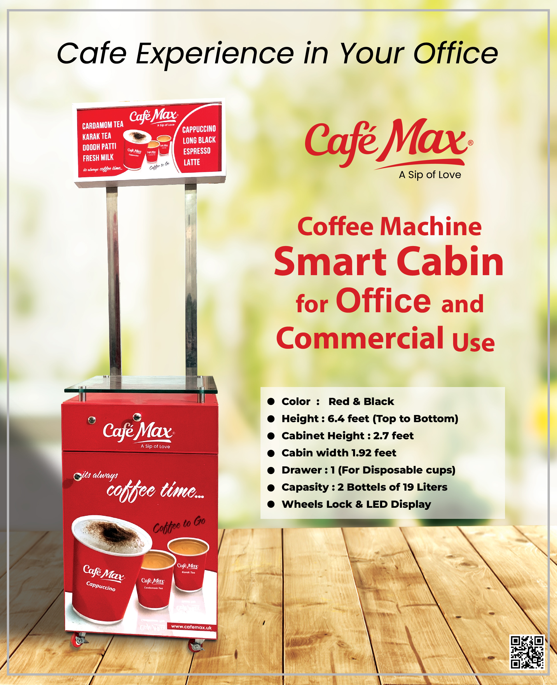 Cafe Max Smart Cabin